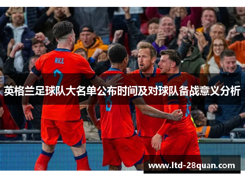 英格兰足球队大名单公布时间及对球队备战意义分析